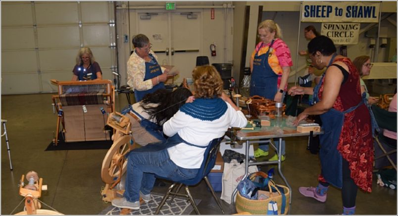 Silverado Spinsters team at work. Photo: Rich Lundquist.